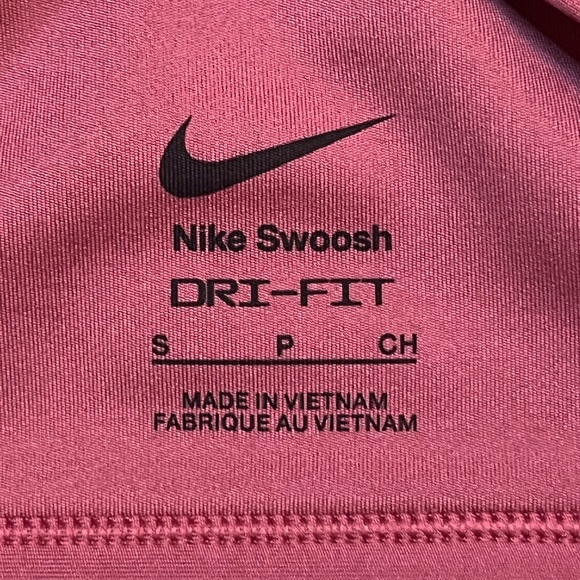 Nike Swoosh Women’s Small Padded Racerback Medium Support Sports Bra Sweet Beet - Picture 4 of 8